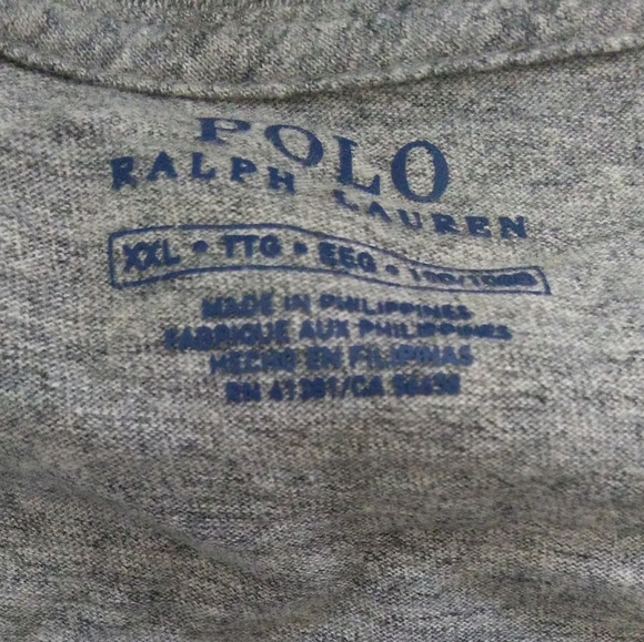 Polo Ralph Lauren Bear Shirt 👕 (Grey/Black) - Picture 2 of 3